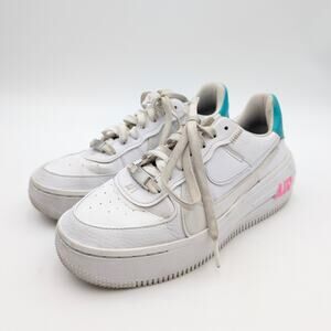 Nike Air Force 1 PLT.AF.ORM Platform Shoes Women's White Size US6 EU36.5